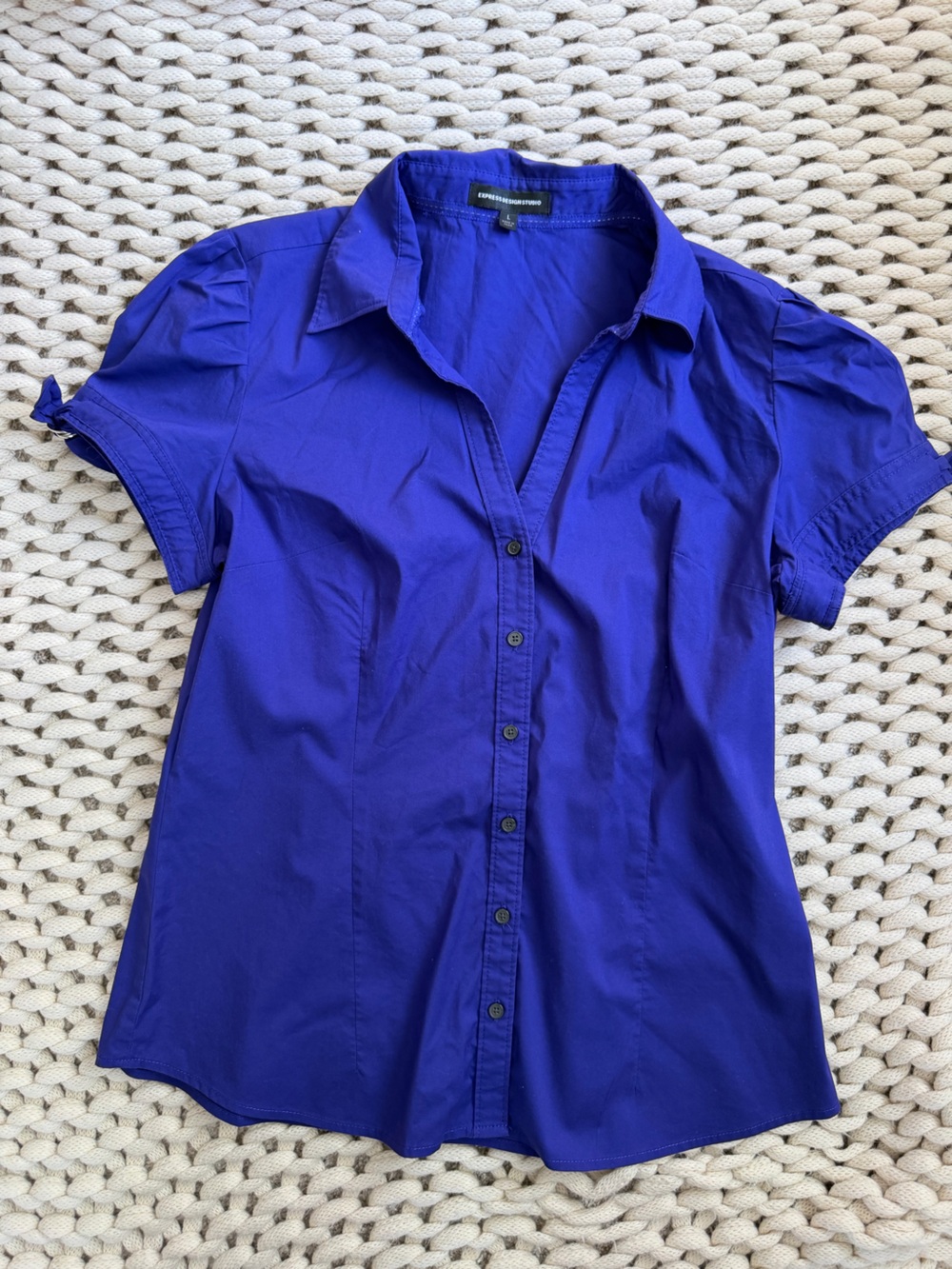 Express Design Studio Size large purple blouse